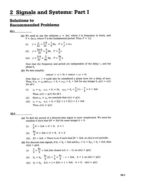 2 Signals and Systems: Part I .